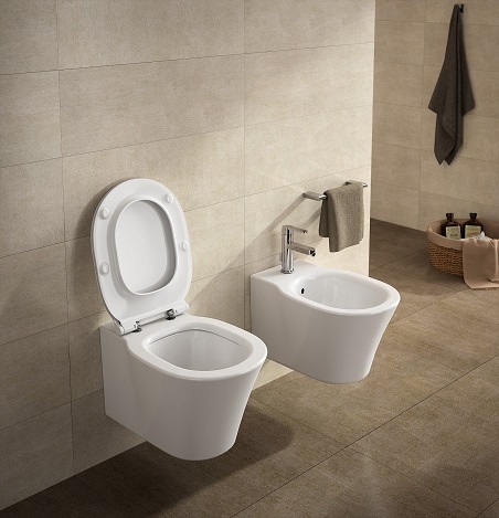 Wc e bidet senza brida