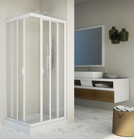 Cabines de douche et portes de douche en acrylique