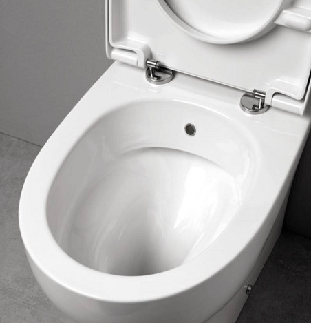 WC bidet avec décharge déportée