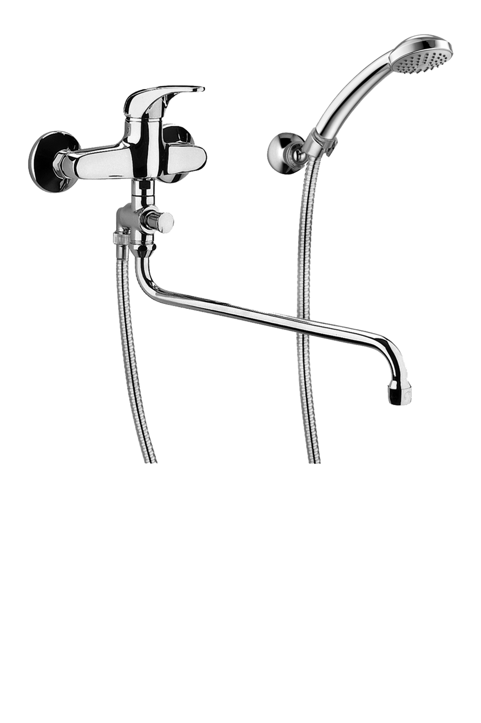 Mezclador Fregadero Grifo de Pared Palanca Metal Apollo PAFFONI APM161CR Cocina Mezclador Fregadero Grifo de Pared Palanca Metal Apollo PAFFONI APM161CR Cocina