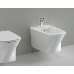 Bidet Hera sospeso cm. 57x38 bianco lucido di Ceramica Azzurra