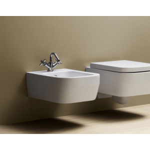 Bidet sospeso monoforo Tulip One di Ceramica Azzurra