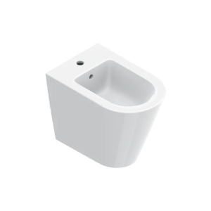 Bidet Zero Filomuro 55x35 cm Monoforo Bianco Lucido Ceramica Catalano