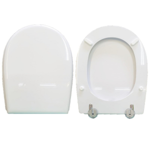Copriwater Globo Grace compatibile in poliestere bianco