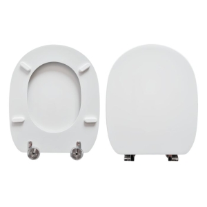 Copriwater Hidra Angela Compatibile in Poliestere bianco