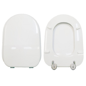Copriwater Hatria Marylin compatibile in poliestere bianco