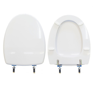 Copriwater Dolomite Novella compatibile in poliestere bianco