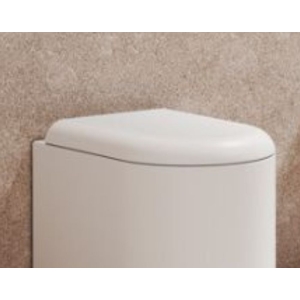 Copriwater GSG Petra Originale in Termoindurente Soft Close Avvolgente a Sgancio Rapido bianco