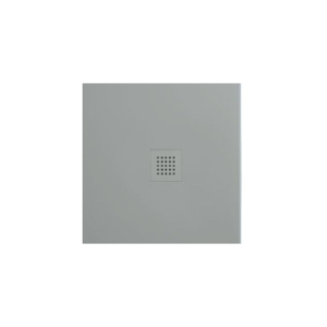 Piatto doccia 80x80 Ceramica Slim H3 Tamanaco Ceramic.30 Cemento Opaco