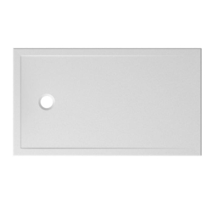Piatto doccia 80X140 Ceramica Slim H3 Globo Docciatre Plus Bianco Opaco
