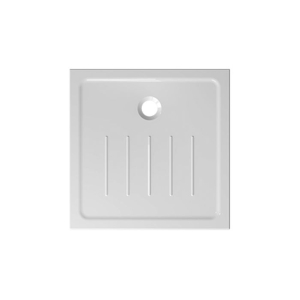 Piatto doccia 90x90 Ceramica H4,5 Globo Docciaviva bianco lucido