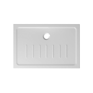 Piatto doccia 80x120 Ceramica H4,5 Globo Docciaviva bianco lucido
