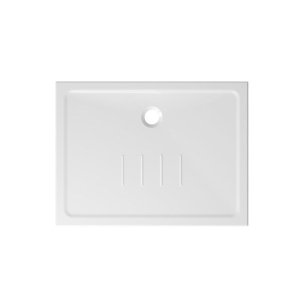 Piatto doccia 90x120 Ceramica H4,5 Globo Docciaviva bianco lucido
