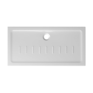 Piatto doccia 70x140 Ceramica H4,5 Globo Docciaviva bianco lucido