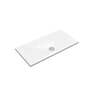 Piatto doccia 70x140 Ceramica H3,5 Azzurra Rebel bianco lucido