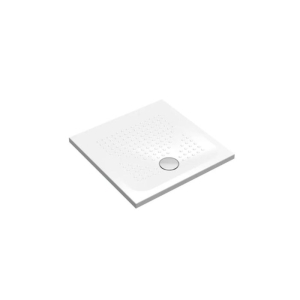 Piatto doccia 80x80 Ceramica H3,5 Azzurra Rebel bianco lucido