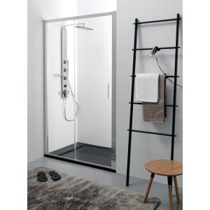 HammerHead Showers® Braccio doccia in metallo da 17,8 cm e flangia con vite di fissaggio, cromato, tubo a gomito da parete e piastra di copertura, parte di ricambio universale per soffione doccia