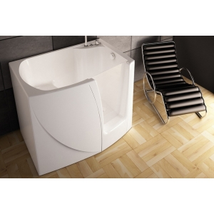 Vasca Relax 115x80 con seduta ergonomica a sinistra