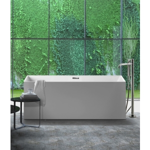 Vasca Quadra centro stanza 167x80 in acrilico bianca lucida di Ceramica Galassia