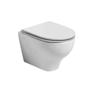 WC Azzurra Pratica Sospeso Senza Brida 53x35,5 bianco