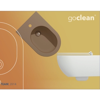 Vaso/bidet filomuro go clean App di Ceramica Flaminia