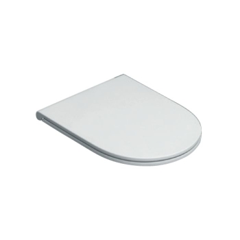 Copriwater Azzurra Comoda Disabili in Termoindurente Soft Close Sgancio Rapido bianco