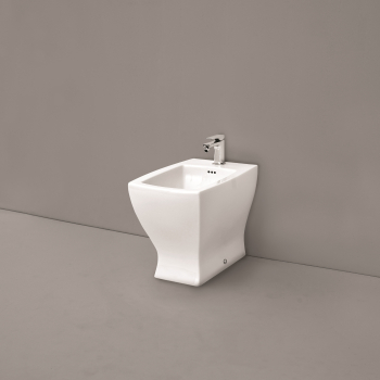 Bidet Jazz filomuro cm. 54x36 bianco lucido di Art Ceram