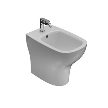 Bidet Argento filomuro rialzato cm. 57x37 bianco di Ceramica Globo