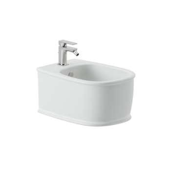 Bidet Atelier sospeso cm. 52x37 bianco lucido di Art Ceram