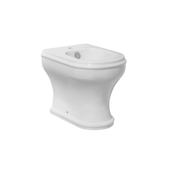 Bidet Charme filomuro cm. 52x40 tre fori bianco lucido di Ceramica Azzurra