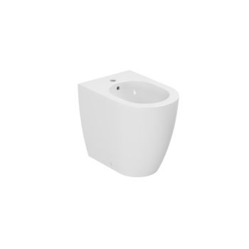 Bidet Comoda filomuro cm. 53x36 bianco lucido di Ceramica Azzurra