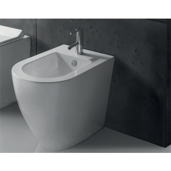 Bidet Dream filomuro cm. 56x36 bianco lucido di Ceramica Galassia