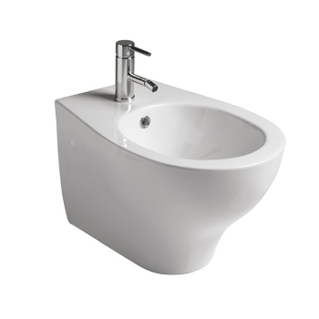 Bidet Eden sospeso cm. 53x36 bianco lucido di Ceramica Galassia