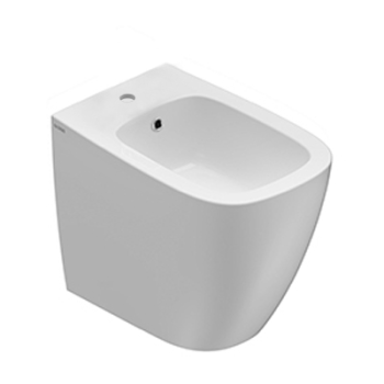 Bidet Genesis filomuro scarico traslato cm. 55x36 bianco di Ceramica Globo