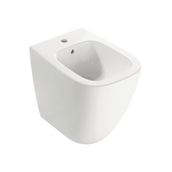 Bidet Genesis Globo 50x36 cm Monoforo Filomuro Bianco Opaco