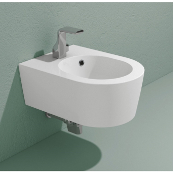 Bidet Link Mini suspendu peu encombrant cm. 48,5x36 blanc brillant