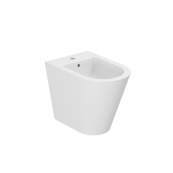 Bidet Forma filomuro cm. 54x37 bianco lucido di Ceramica Azzurra