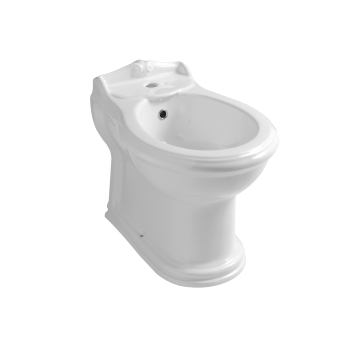 Bidet Jubileum cm. 59x40 filomuro tre fori bianco lucido di Ceramica Azzurra