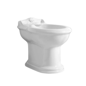 Bidet Jubileum a terra staccato da muro cm. 59x40 bianco lucido di Ceramica Azzurra