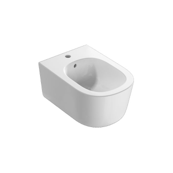 Bidet Lalita Sospeso 54x36 cm Bianco Lucido Monoforo