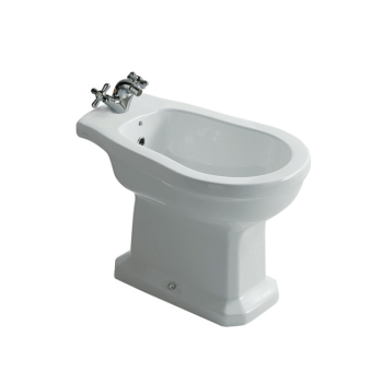 Bidet Ethos distanziato da muro tre fori cm. 59x38 bianco lucido di Ceramica Galassia