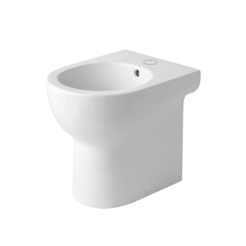 Bidet Nuvola mini filomuro salvaspazio cm 46x35 bianco lucido di Ceramica Azzurra