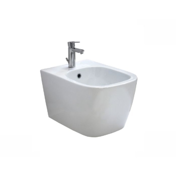 Bidet Tratto sospeso 50x36,5 cm bianco lucido monoforo