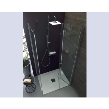 Porte de douche pliante d'angle anti-calcaire TPS35 cm 80