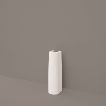 Colonna Ten per lavabo bianca lucida di Art Ceram