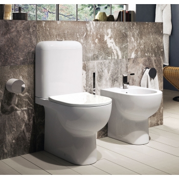 Sanitari Quick monoblocco cm. 62x36 con sedile softclose avvolgente di Ceramica Flaminia