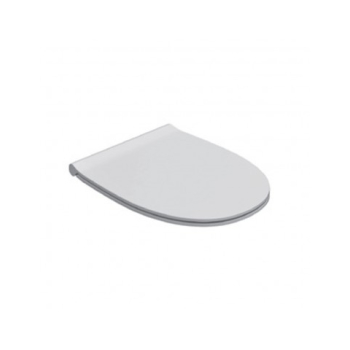 Copriwater Globo 4all originale in termoindurente soft close sottile a sgancio rapido bianco