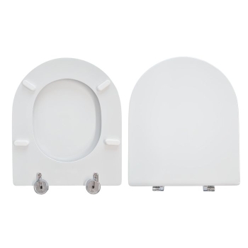 Copriwater Azzurra Forma Compatibile in Poliestere bianco