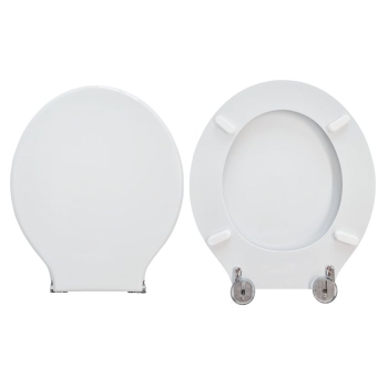 Copriwater Azzurra Victorian Style Compatibile in Poliestere bianco
