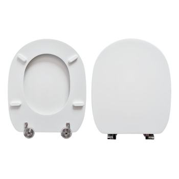 Copriwater Cielo Ares Monoblocco Compatibile in Poliestere bianco